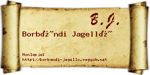Borbándi Jagelló névjegykártya